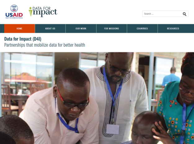 Programa de Impacto de Datos 4 de USAID (D4I)